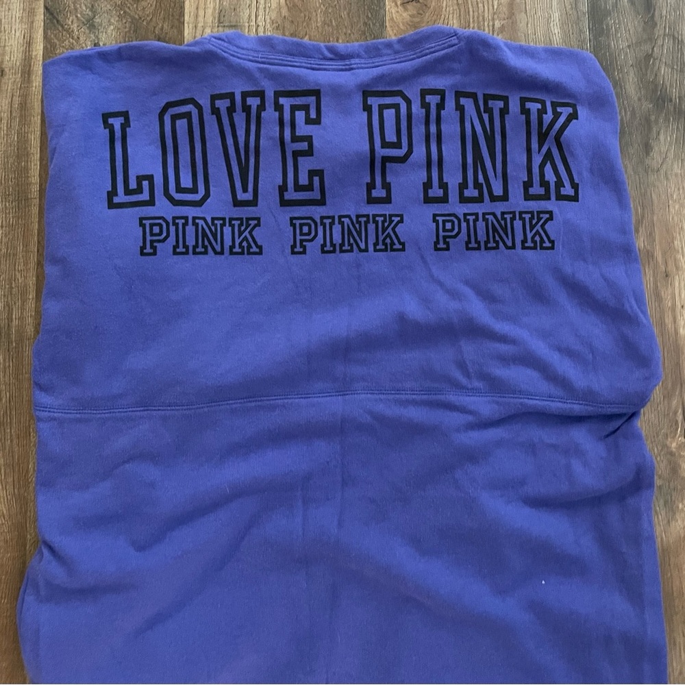 PINK Long-sleeve Sweatshirt (purple)